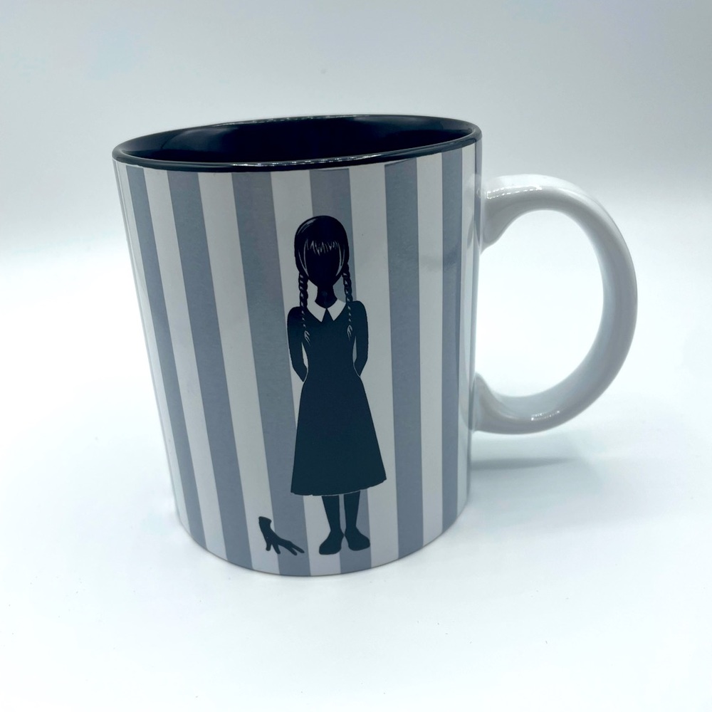 Wednesday Adam family coffee cup